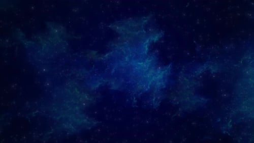Flying Through Dynamic Space Nebula Background Animation
