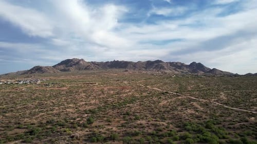 Scottsdale Arizona United States McDowell Mountains aerial drone 4k