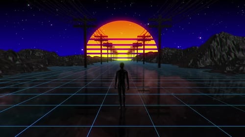 80s Sci Fi Space Runawy 08