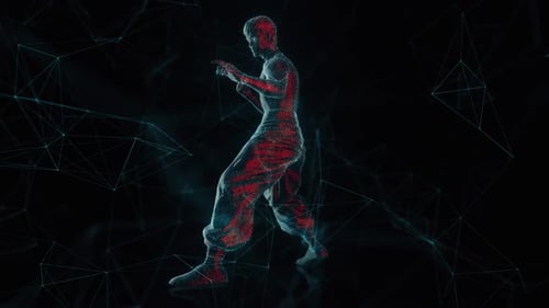 Combattant de Kung Fu d'Arts Martiaux Ou Dragon Figher