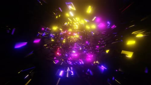 Strobe Abstract Trendy Surreal Futuristic Multicolor Psychedelic Hypnotic VJ Seamless Loop