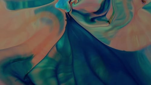 Abstract Infinity Arty Pattern Paint Liquid Concept Background Texture Footage 36