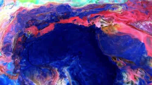 Abstract Paint Colours Diffusion 158
