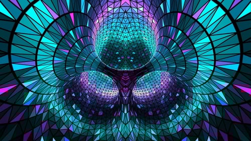 Lights Tunnel Kaleido