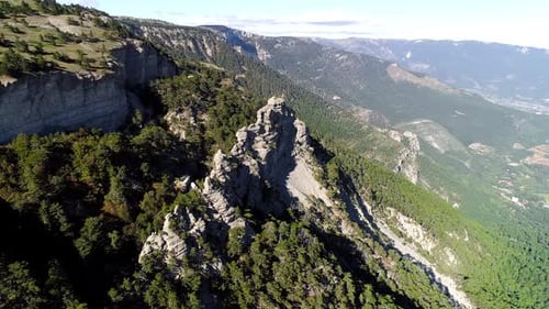 Incredible view of the remote hills