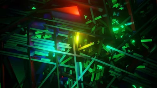 Tunnel spirituel de mandala visuel 3D d'animation de motif trippy coloré avec lumière de géométrie sacrée