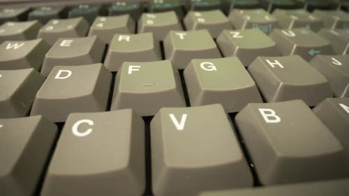 Affichage panoramique des macros sur le clavier de l'ordinateur