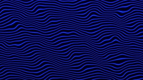 Animated blue color wave line animation. Blue color wave line motion background. A 151