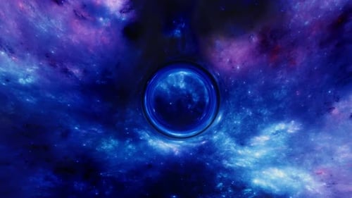 Trou noir simple dans l'espace