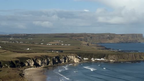 Whitepark Bay in County Antrim, Northern Ireland