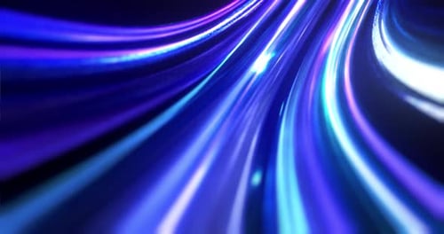 Abstract energy tunnel in space. Wormhole through time and space.