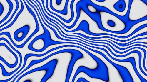 Dynamic Abstract Blue and White Organic Flowing Wave Background