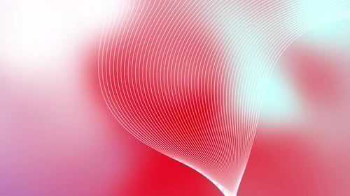 Animated Digital Colorful Gradient Particle Line Wave Animation Background