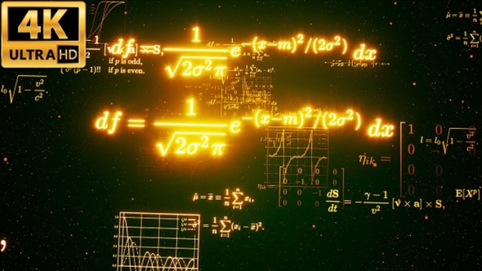 Math Formulas Background 4k, Backgrounds Motion Graphics ft. algebra ...