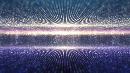 Futuristic Particles Stage Lights Background 04