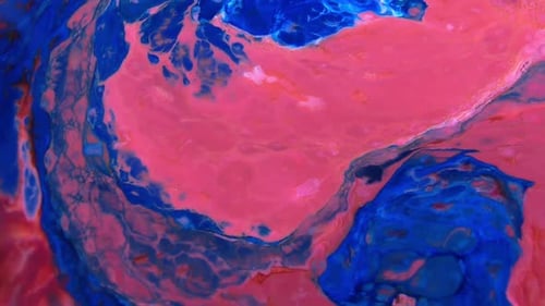 Demonstration abstrakter Farben