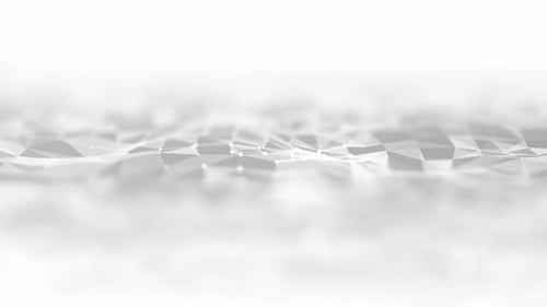 Abstract White Geometric Plexus Network Background Loop