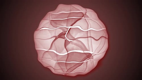Abstract Fluid Sphere with Pulsating Wavy Lines