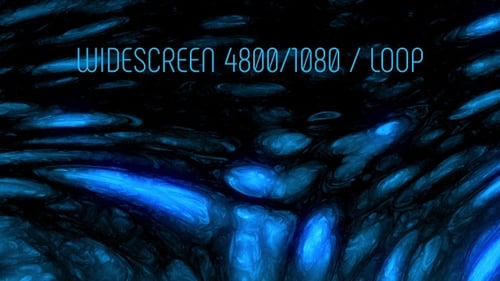 Abstract Blue Fluid Glowing Motion Background
