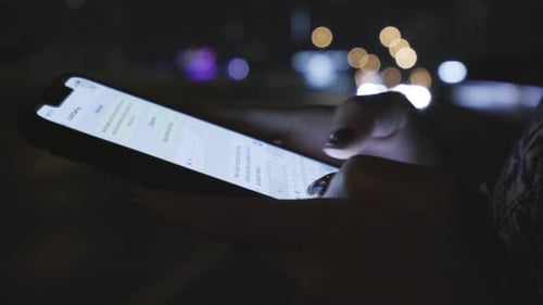 Texting With Smartphone