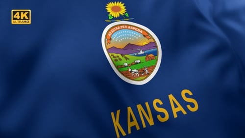 Waving Flag of Kansas State