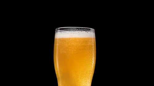 Lagerbier Nahaufnahme