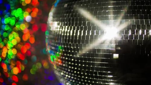 colourful discoball mirrorball glitterball party disco music club rave