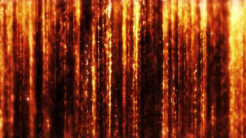 Fire Falling Particles Curtain