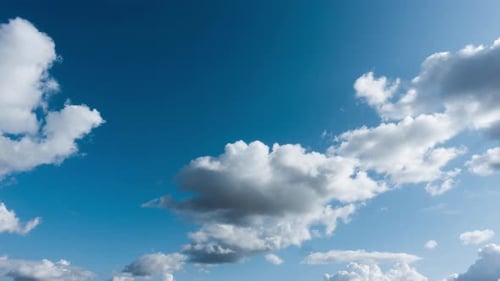 Timelapse with Beautiful Clouds Moving