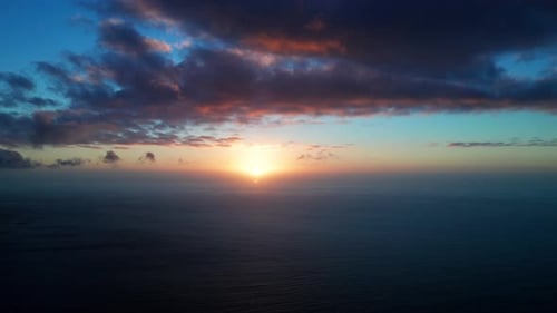 Sunset Over the Ocean