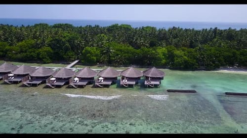 Aerial view tourism of paradise shore beach holiday by transparent sea and white sandy background of