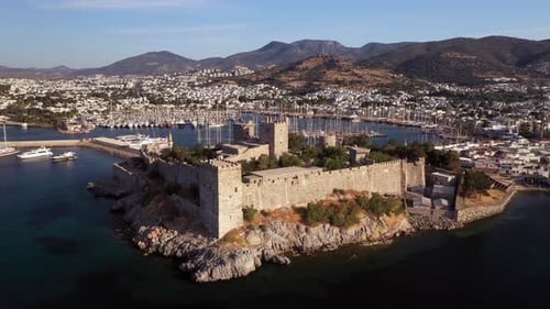 Aerial view of Bodrum - Turkey.