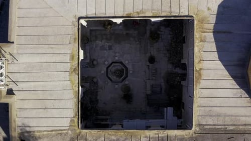 Mosque Courtyard And Roof Top View 2