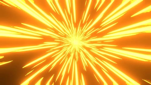 Hyperspace tunnel and big data transmission. Anime Speed Lines yellow Backdrop