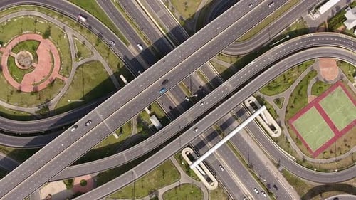 View Of Highway Interchange