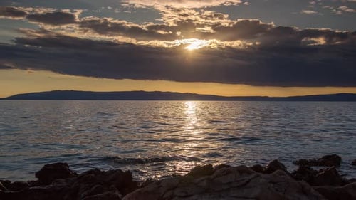 Sonnenuntergang Küste Landschaft Natur Zeitleiste Abenddämmerung Sonne schön