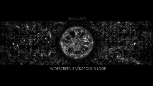 Artifical Cloud Network Background Particles