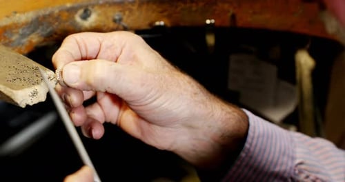Goldsmith preparing ring 4k