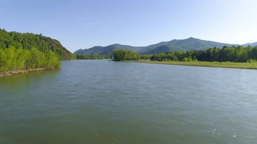 Fast Flying over River 3