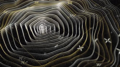 Neon digital seismic map