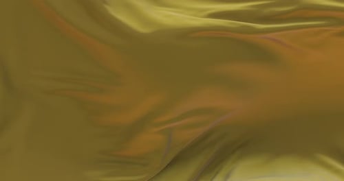 Gold Elegant Silk Cloth Waving Loop 4 K