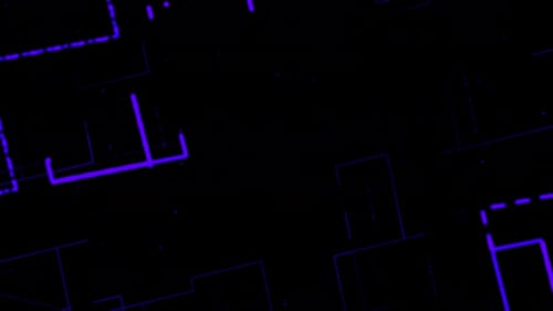 abstract grid tech black background