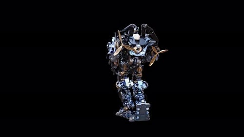 110 Robot bailando 4K