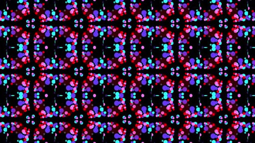 Mandala 3-D-Kaleidoskop, nahtlose Schleife, psychedelisch, trippig, futuristisch, traditionell, Tunnelmuster