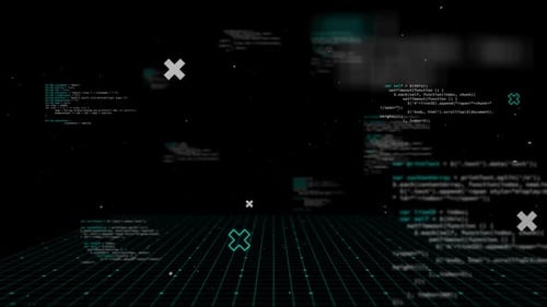 Digital data processing moving on seamless loop