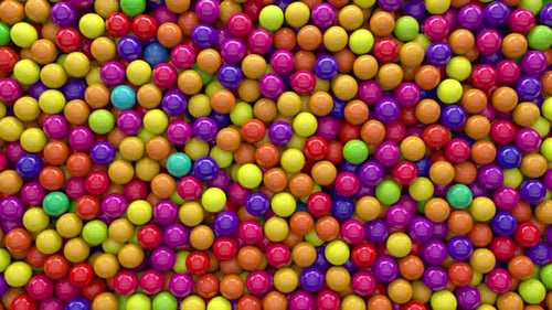 Colorful Ball Drop Transition With Alpha