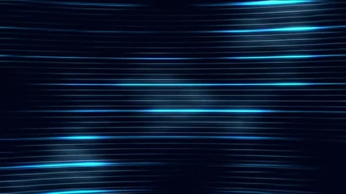 Abstract Futuristic Blue Light Streaks Animated Background