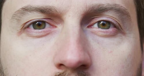 Dark green eyes