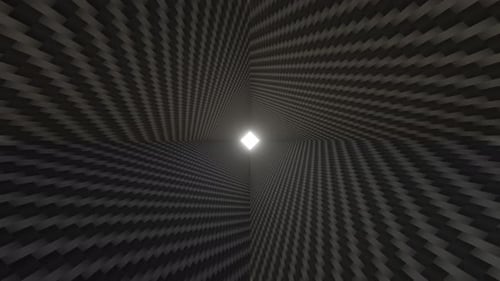 Carbon Fiber Hypnotic Optical Illusion Tunnel Loop Animation