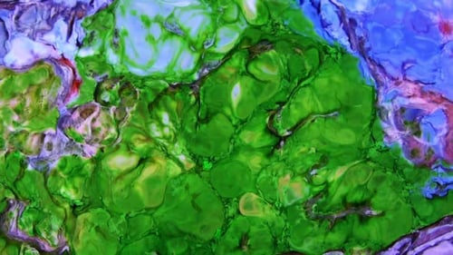Abstract Paint Colours Diffusion
